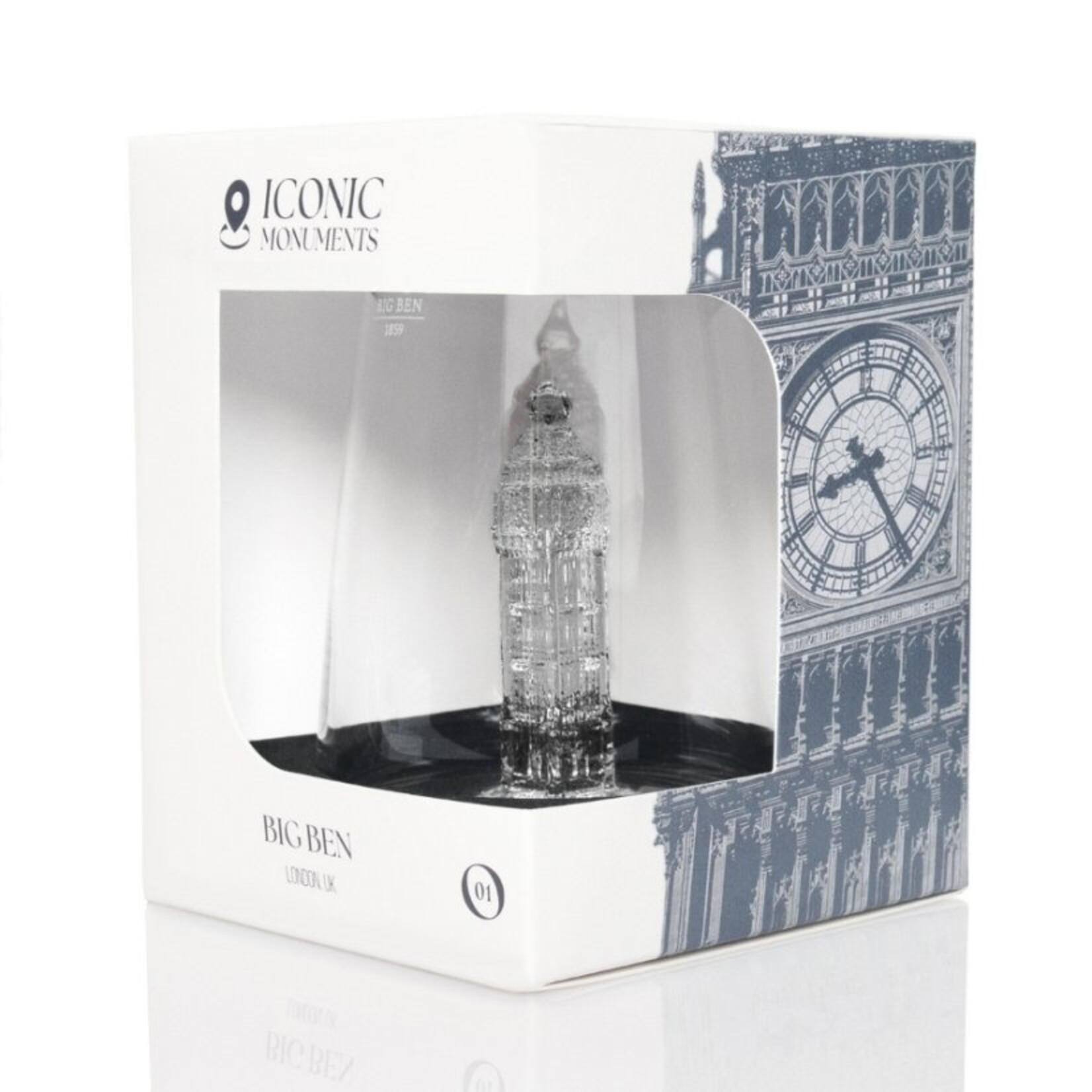 Alaskan Maker Alaskanmaker - Design Glas Iconic Monument - Big Ben - 1 Stuk