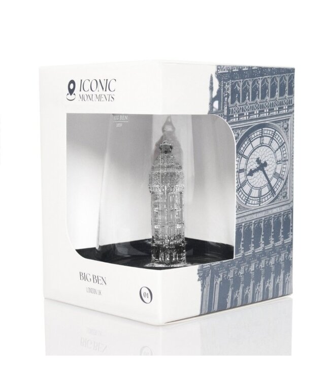 Alaskanmaker - Design Glas Iconic Monument - Big Ben - 1 Stuk