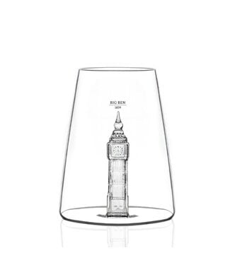 Alaskan MAKER Alaskanmaker - Verre design Iconic Monument - Big Ben - 1 pièce