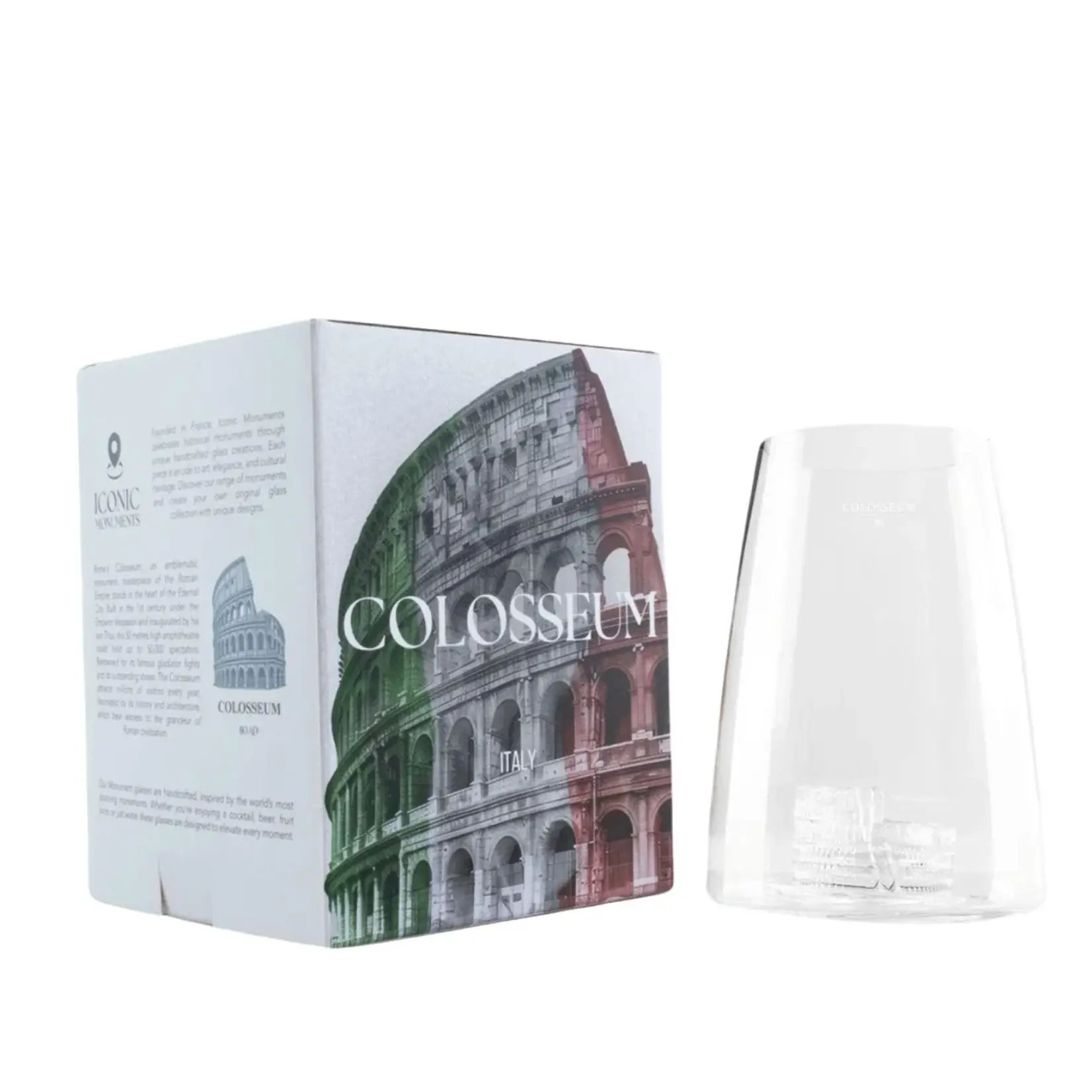 Alaskan Maker Alaskanmaker - Design Glas Iconic Monument - Colosseum  - 1 Stuk