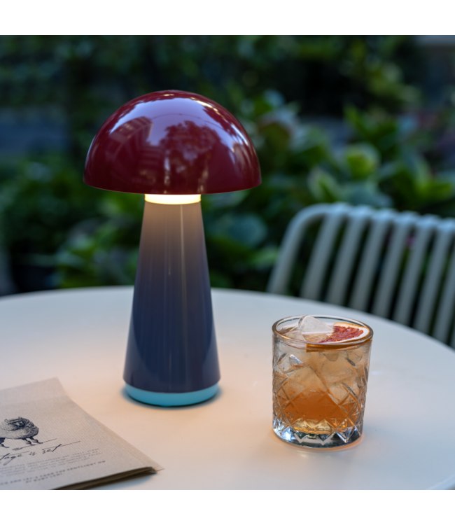 Remember - Lampe de table 'Bob' - Rouge - 1 pièce