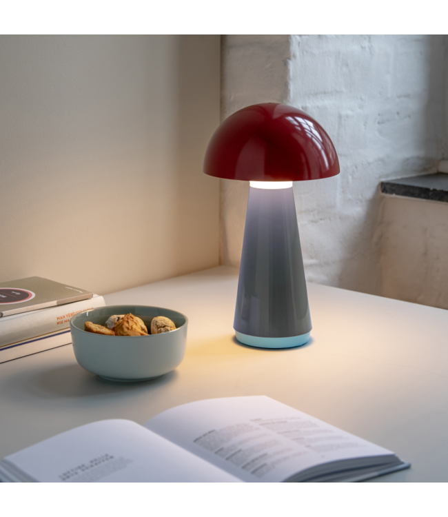 Remember - Lampe de table 'Bob' - Rouge - 1 pièce
