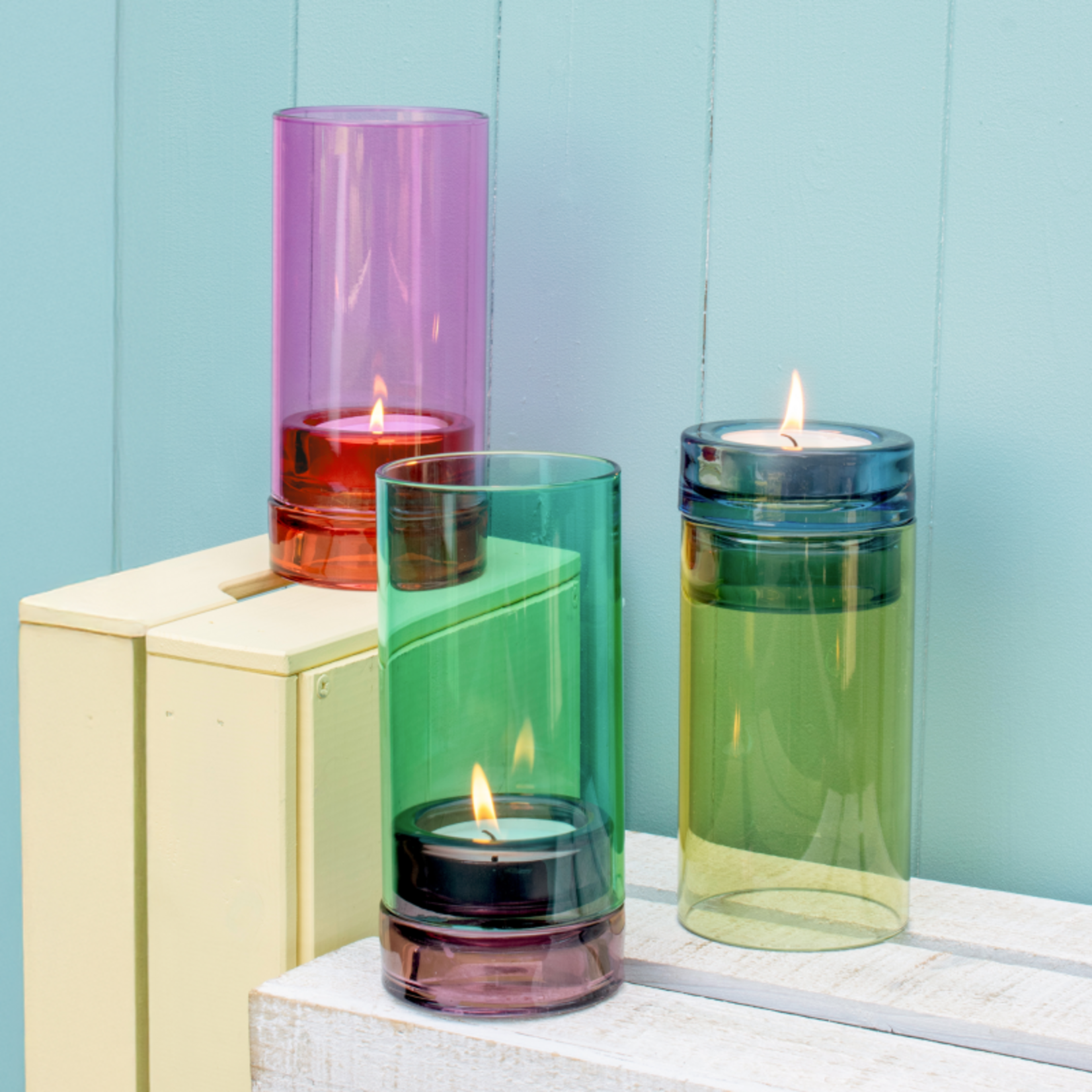 Remember Remember - Theelichthouder 'Lys' - Roze