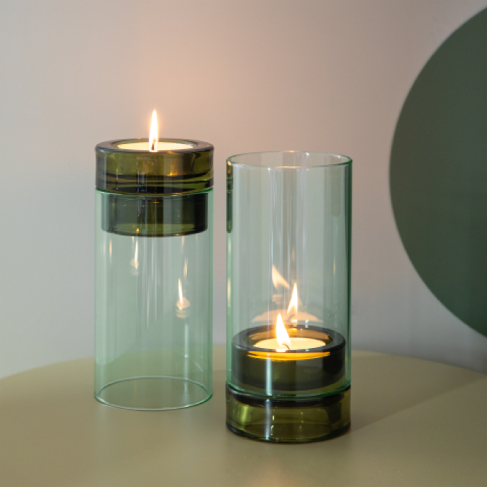 Remember Remember - Windlicht 'Lys' - Olijf