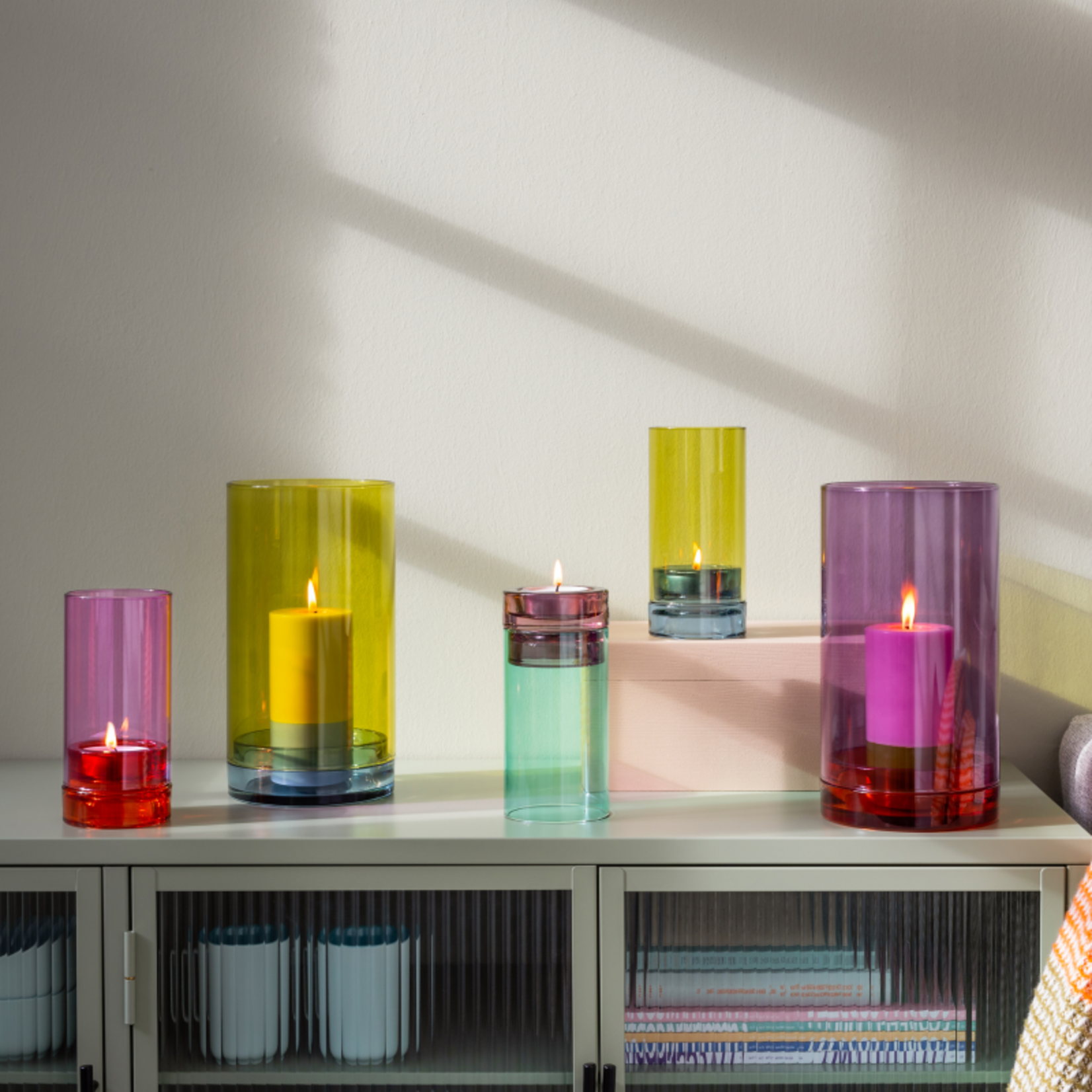 Remember Remember - Windlicht 'Lucius' Groot - Limoen