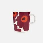 Marimekko Marimekko - Unikko - Mug - 2,5 dl - Blanc/bordeaux/rouge