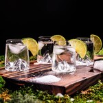 Alaskan Maker Alaskan Maker - Set van 4 Shotglazen - Mont Blanc - Mont Everest - Matterhorn - Pic du Midi