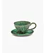 Serax - Pascale Naessens - Verde Lanza - Tasse à cappuccino - Vert - Lot de 2