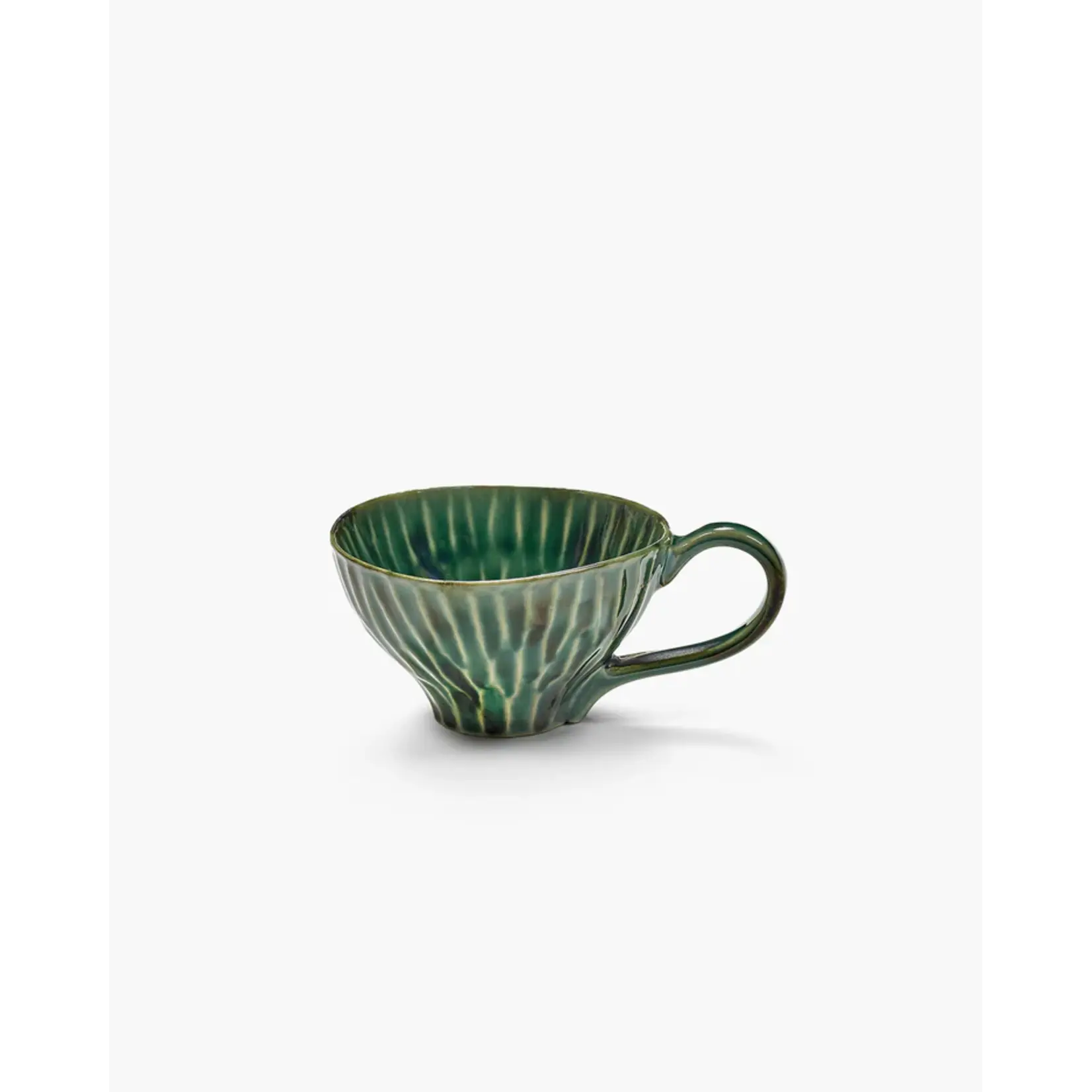 Serax Serax - Pascale Naessens - Verde Lanza - Tasse à cappuccino - Vert - Lot de 2