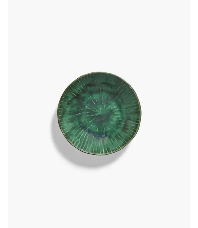 Serax - Pascale Naessens - Verde Lanza - Assiette creuse 22 cm - Vert - Lot de 2