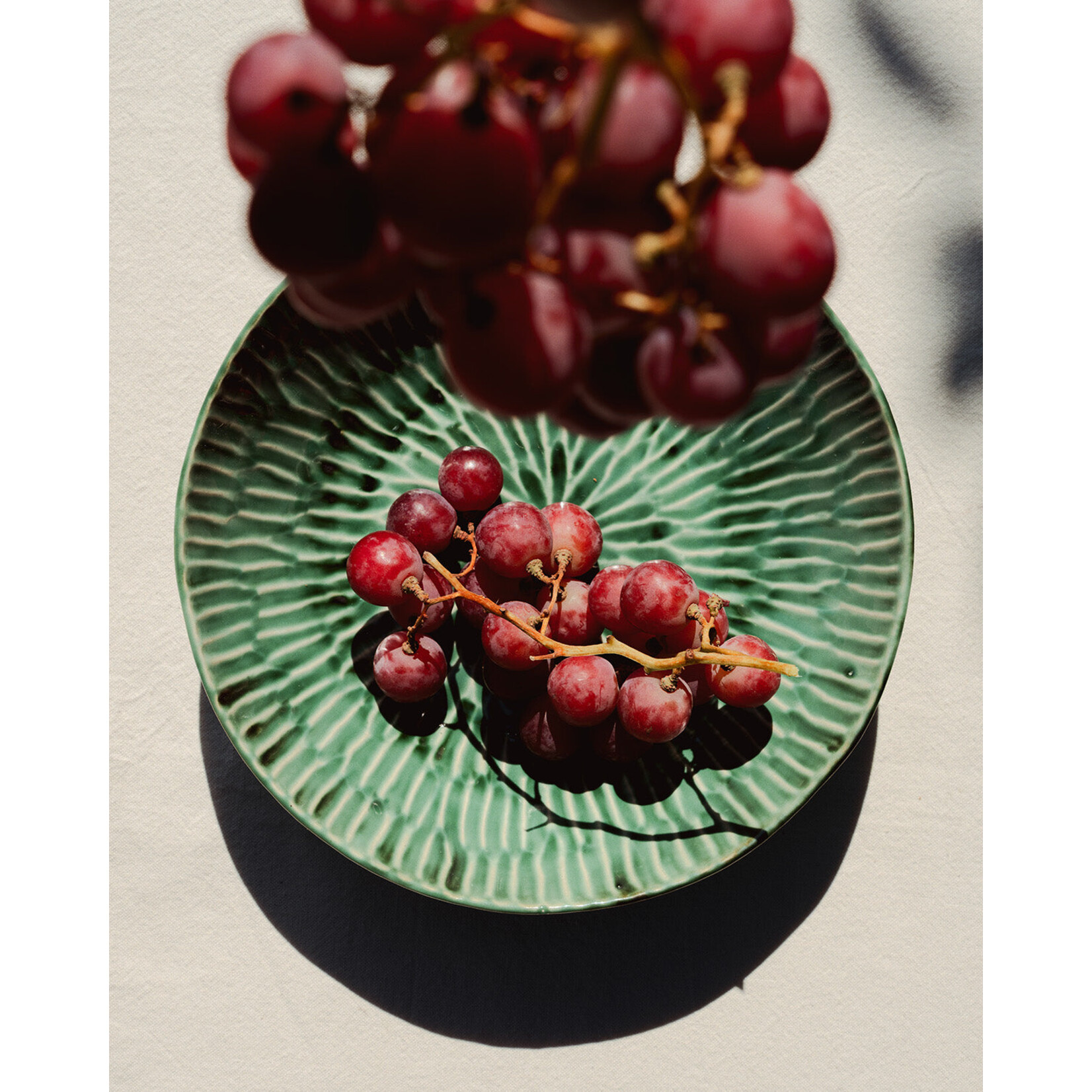 Serax Serax - Pascale Naessens - Verde Lanza - Assiette de service 26 cm - Vert - Lot de 2