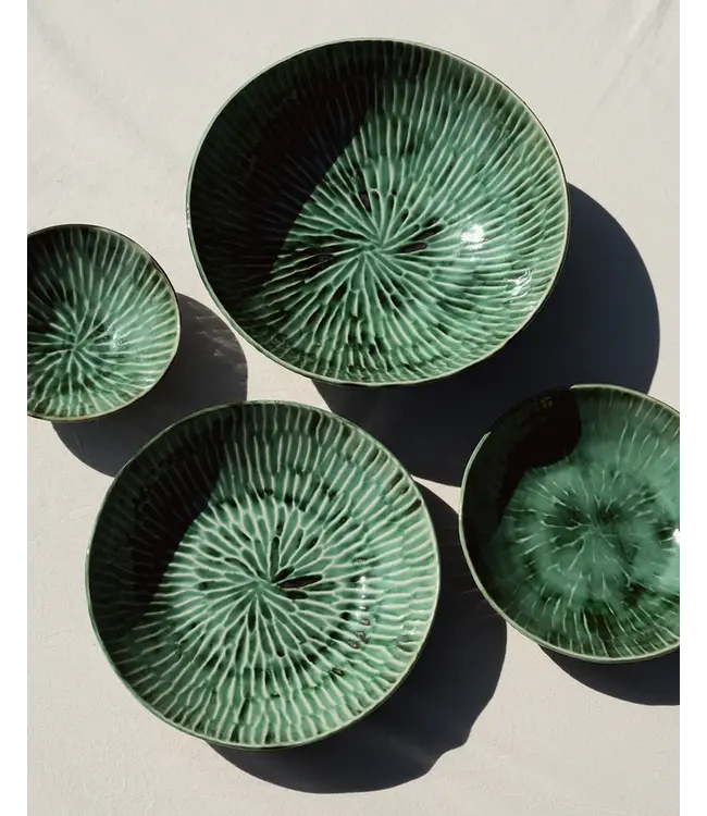 Serax - Pascale Naessens - Verde Lanza - Saladeschotel 30cm - Groen