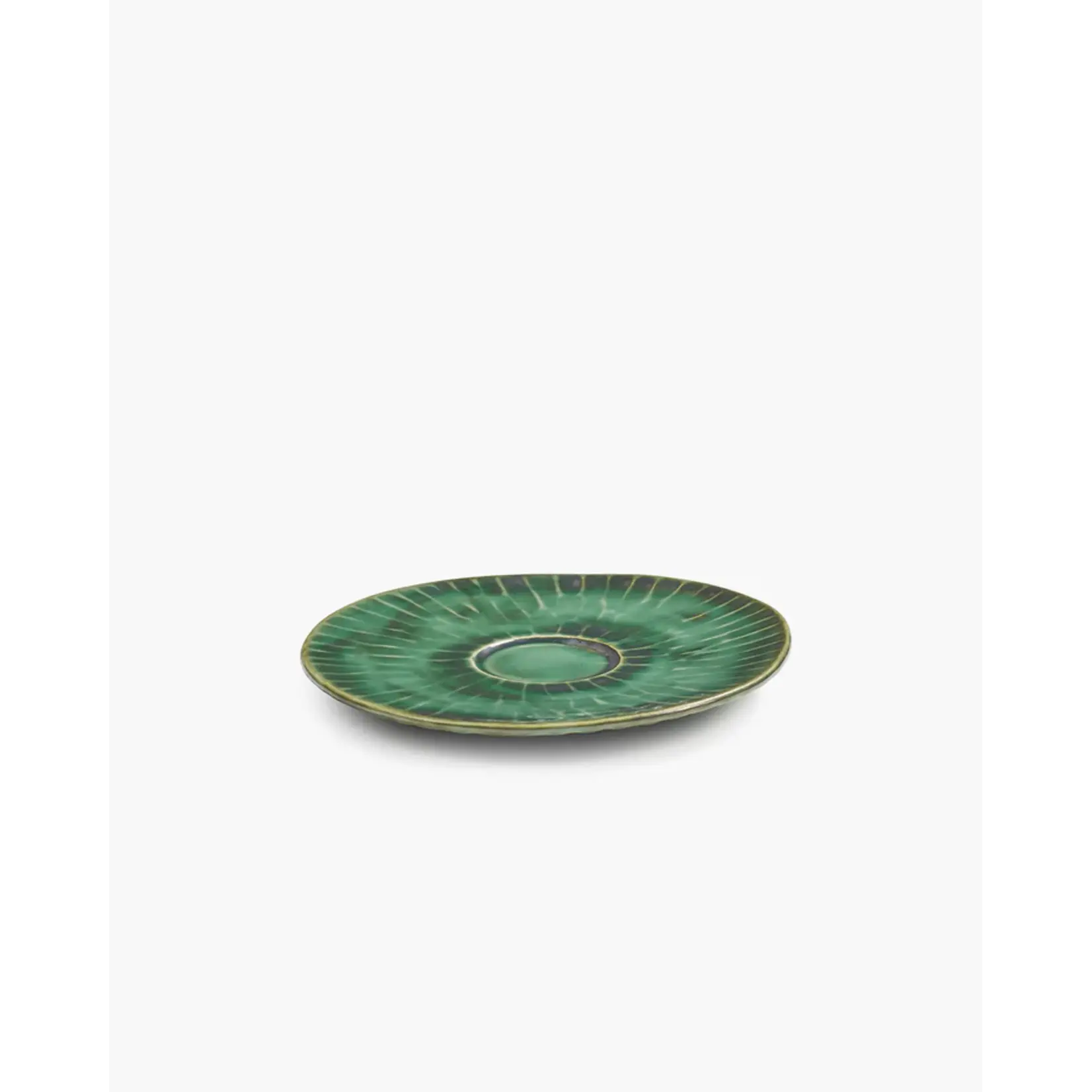 Serax Serax - Pascale Naessens - Verde Lanza - Assiette à cappuccino 14,5 cm - Vert - Lot de 2