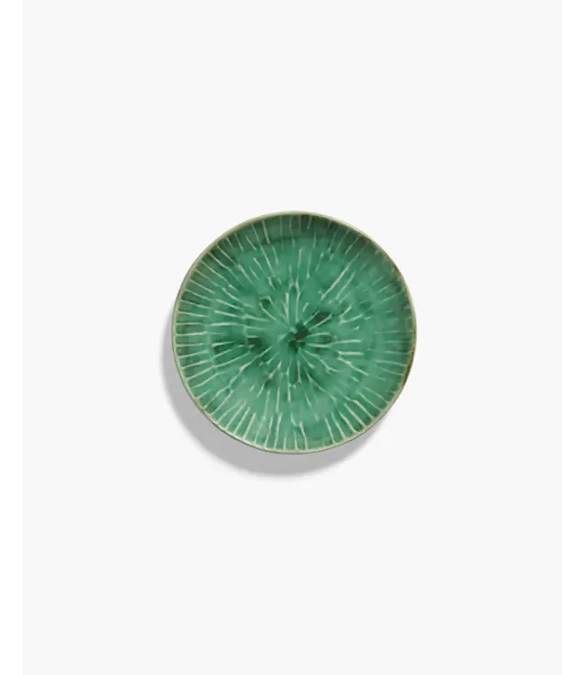 Serax - Pascale Naessens - Verde Lanza - Bord 22cm - Groen -Set van 2