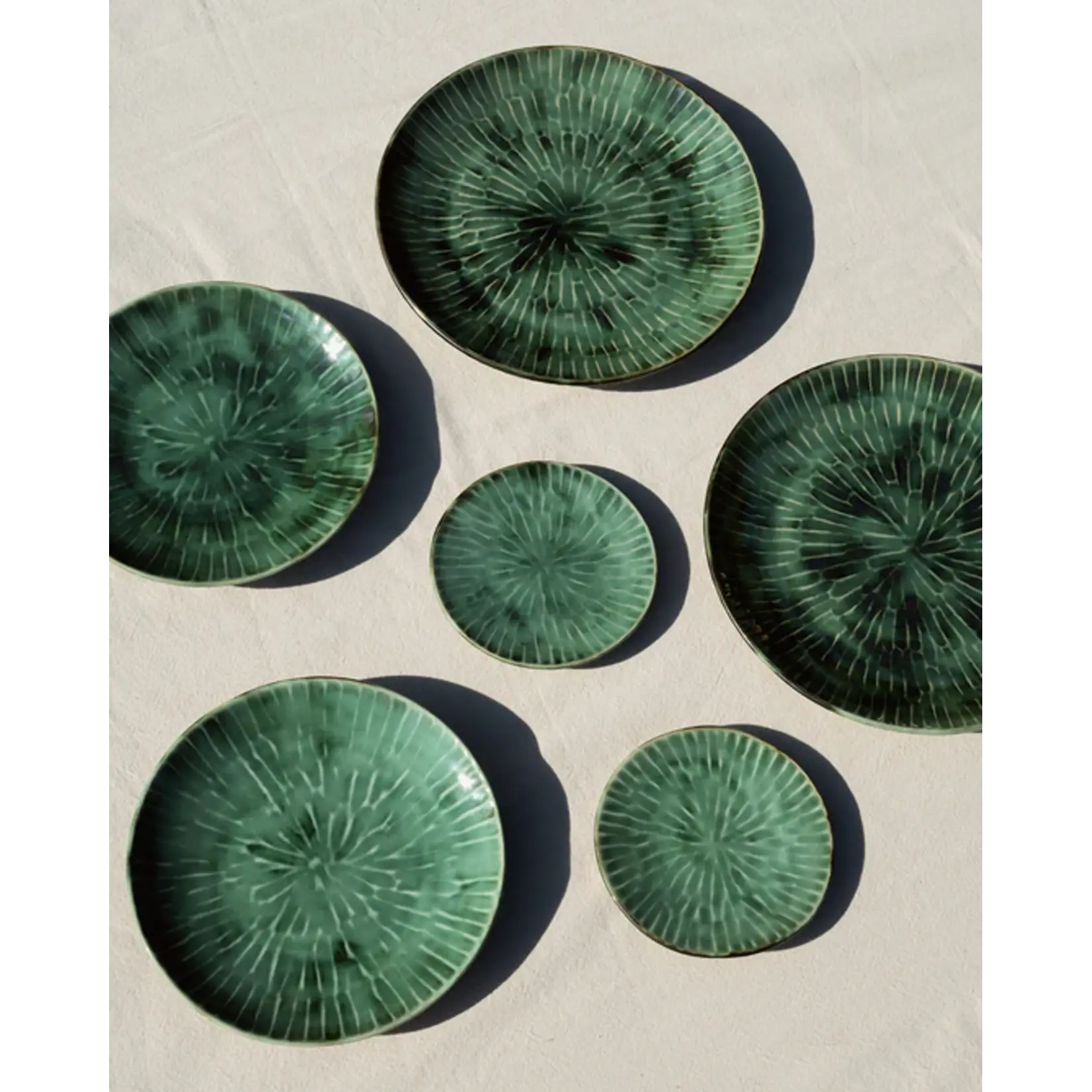 Serax Serax - Pascale Naessens - Verde Lanza - Assiette 22 cm - Vert - Lot de 2