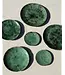 Serax - Pascale Naessens - Verde Lanza - Bord 22cm - Groen -Set van 2