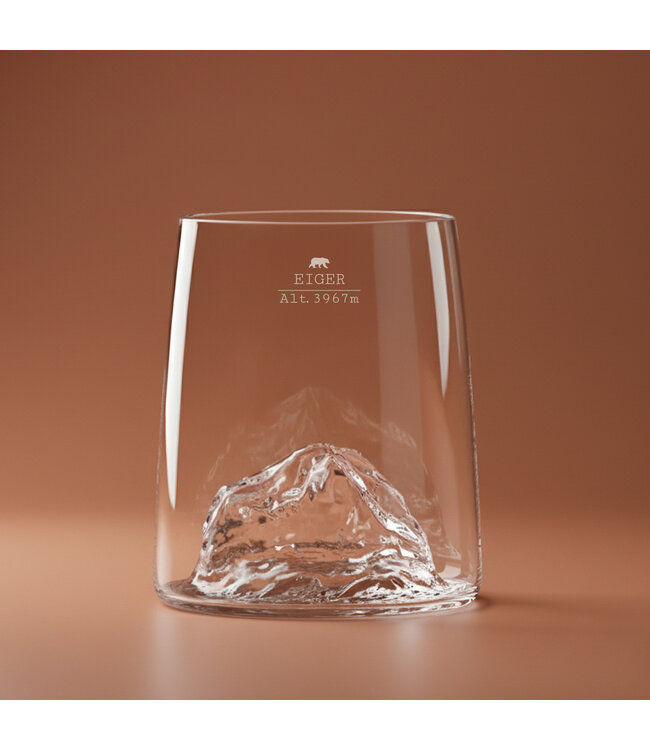 Alaskan Maker - Set van 4 Shotglazen - Matterhorn - Eiger - Mönch - Jungfrau