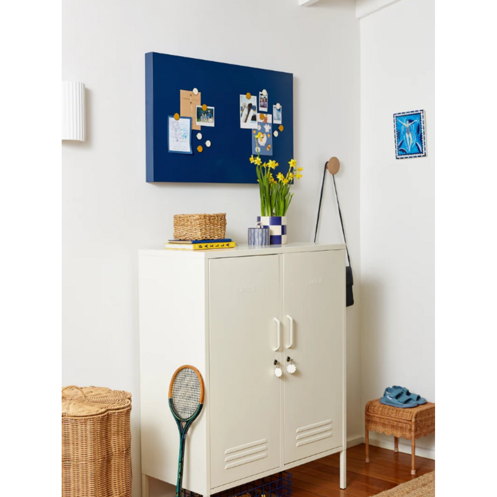 Mustard Made Mustard - Storyboard - Tableau magnétique - 1 pièce - Bleu marine