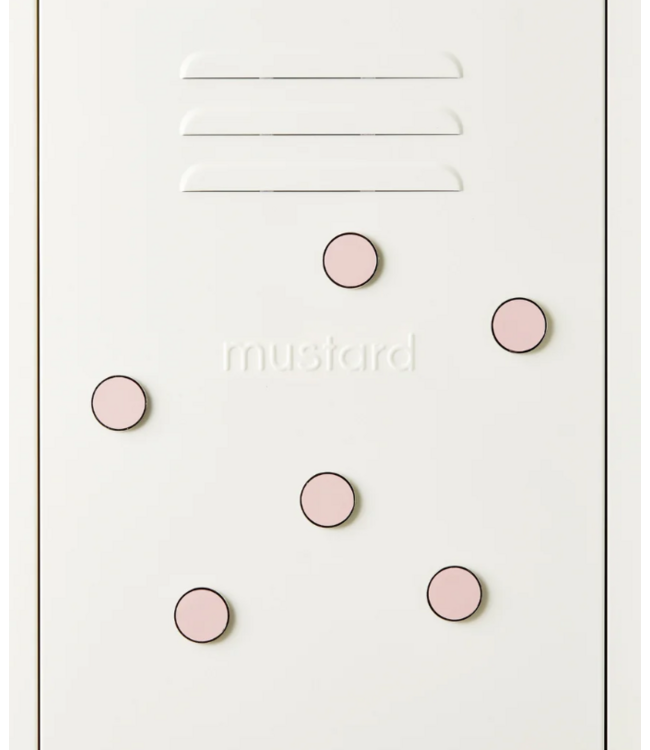 Mustard - Les boutons - Aimants - Lot de  6 - Blush