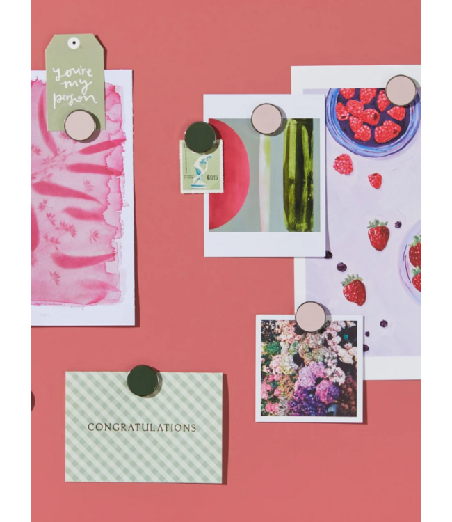 Mustard - The buttons - Magneten - Set van  6 - Blush