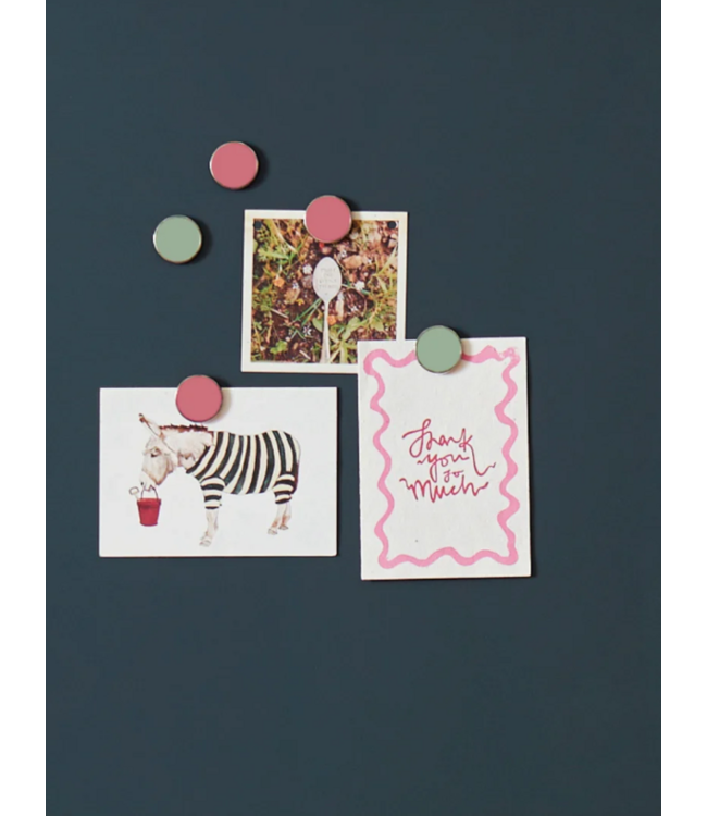 Mustard - The buttons - Magneten - Set van 6 - Berry