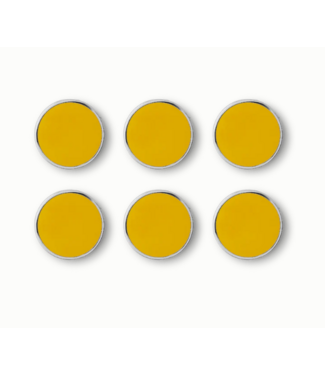 Mustard Made Mustard - The buttons - Magneten - Set van 6 - Mustard