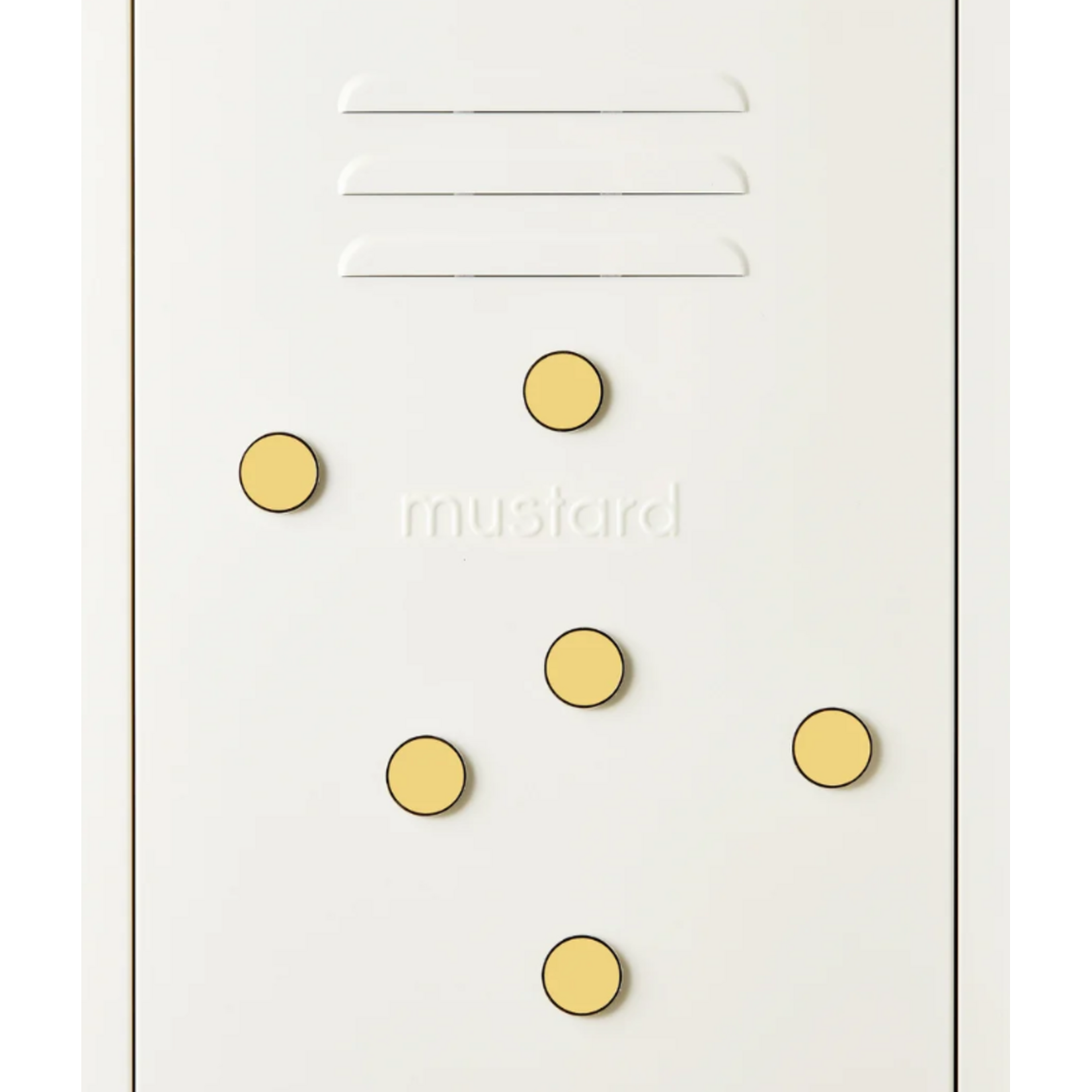 Mustard Made Mustard - The buttons - Magneten - Set van 6 - Butter