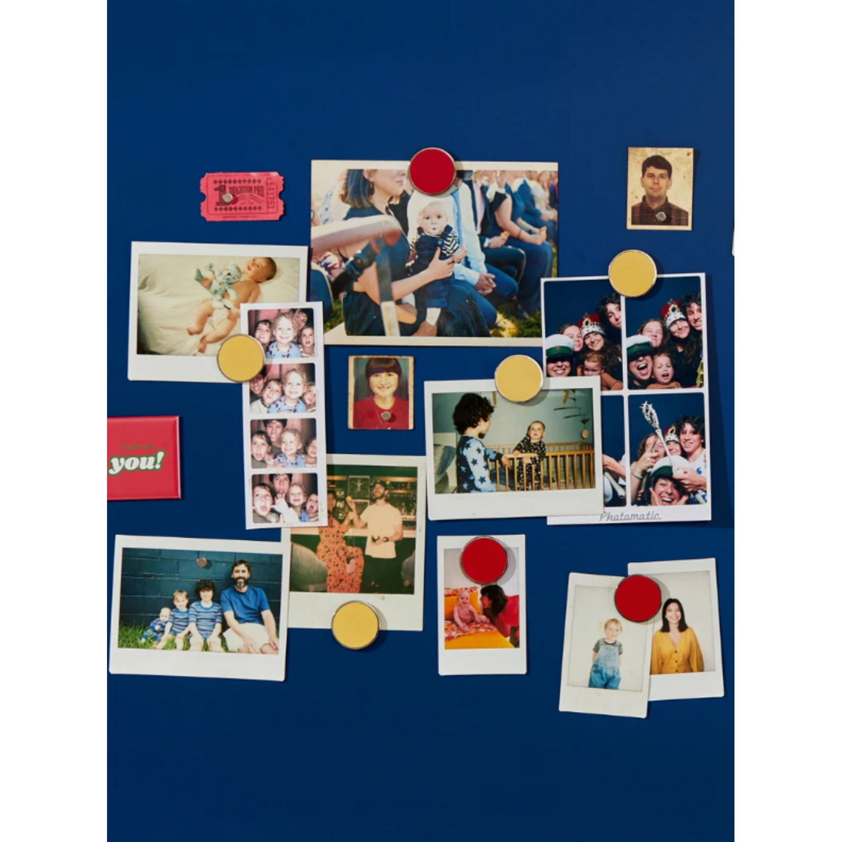 Mustard Made Mustard - The buttons - Magneten - Set van 6 - Butter