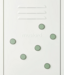 Mustard - The buttons - Magneten - Set van 6 - Sage