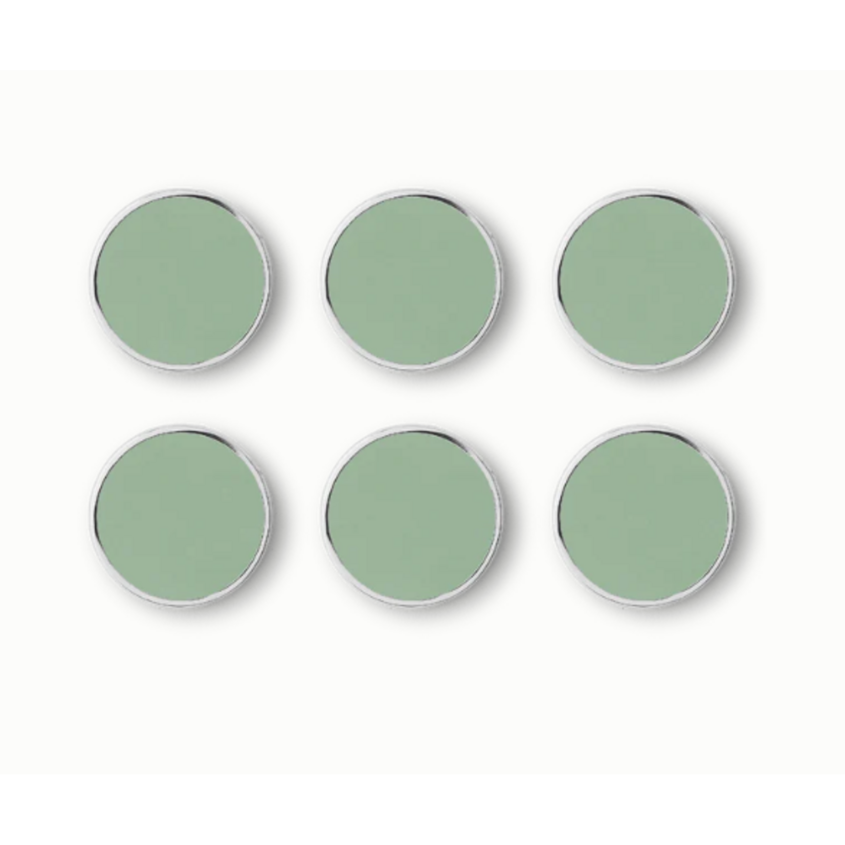 Mustard Made Mustard - Les boutons - Aimants - Lot de 6 - Sage