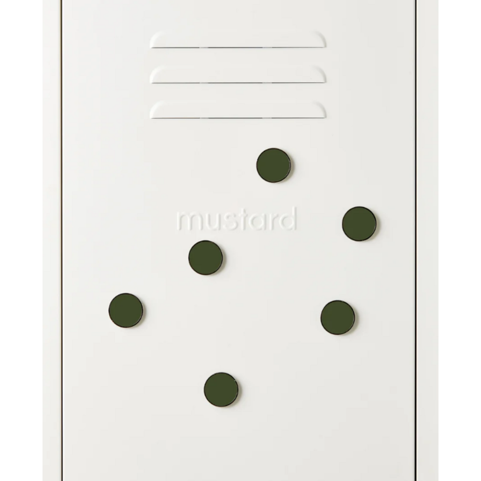 Mustard Made Mustard - The buttons - Magneten - Set van 6 - Olive