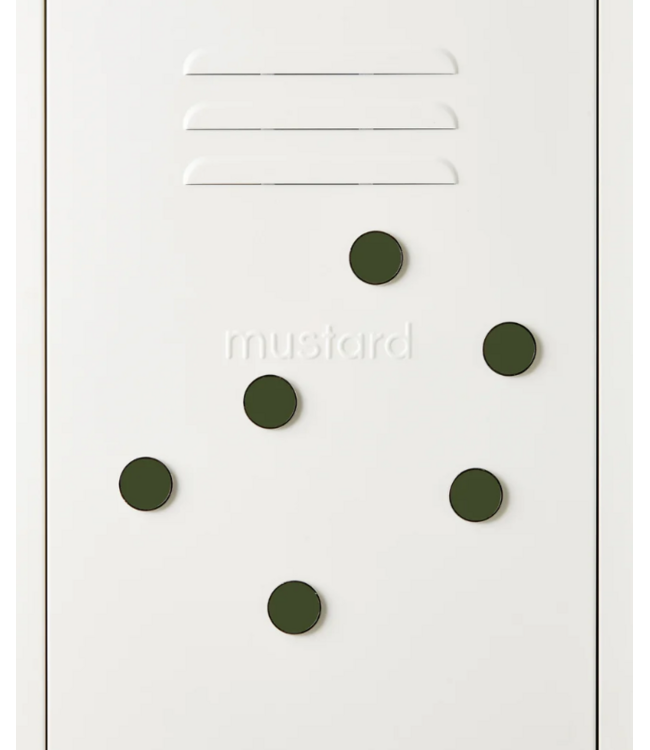 Mustard - The buttons - Magneten - Set van 6 - Olive