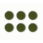 Mustard Made Mustard - De knopen - Set van 6 - Olive