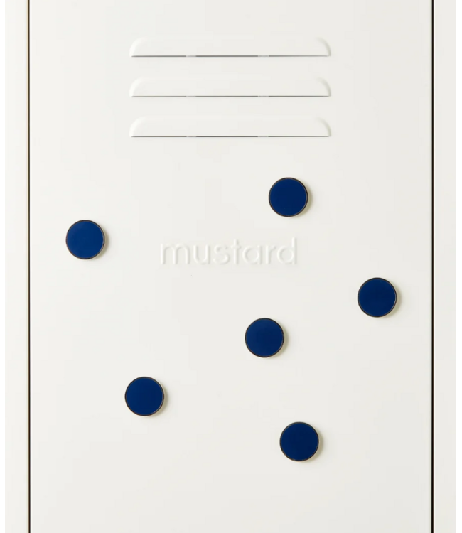 Mustard - The buttons - Magneten - Set van 6 - Navy