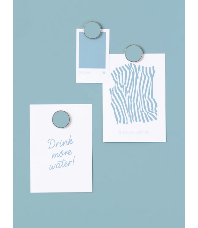 Mustard - The buttons - Magneten - Set van 6 - Ocean