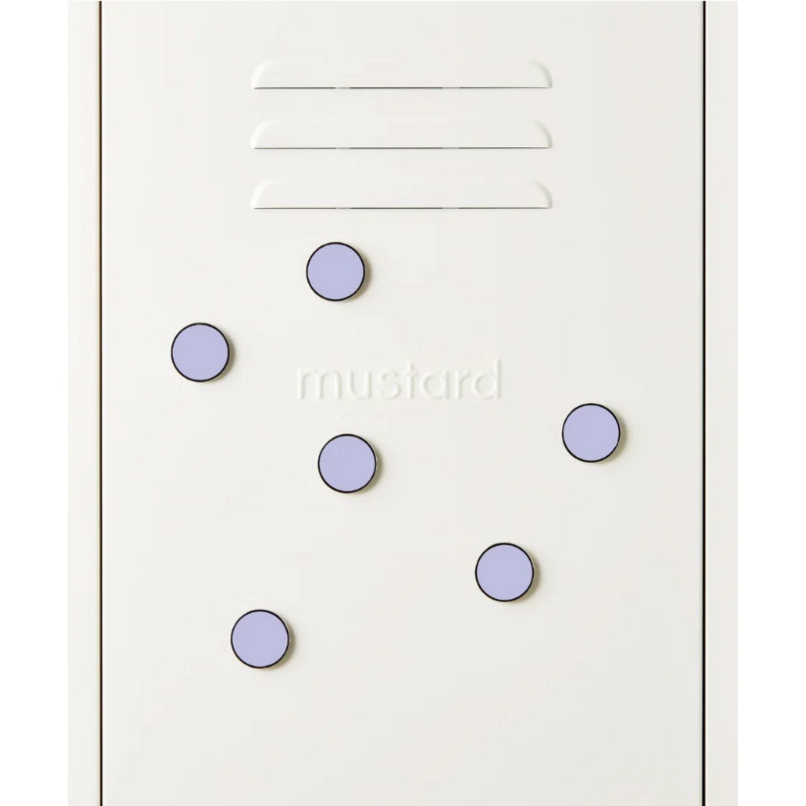 Mustard Made Mustard - The buttons - Magneten - Set van 6 - Lilac