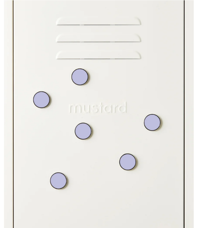 Mustard - The buttons - Magneten - Set van 6 - Lilac