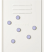 Mustard - The buttons - Magneten - Set van 6 - Lilac