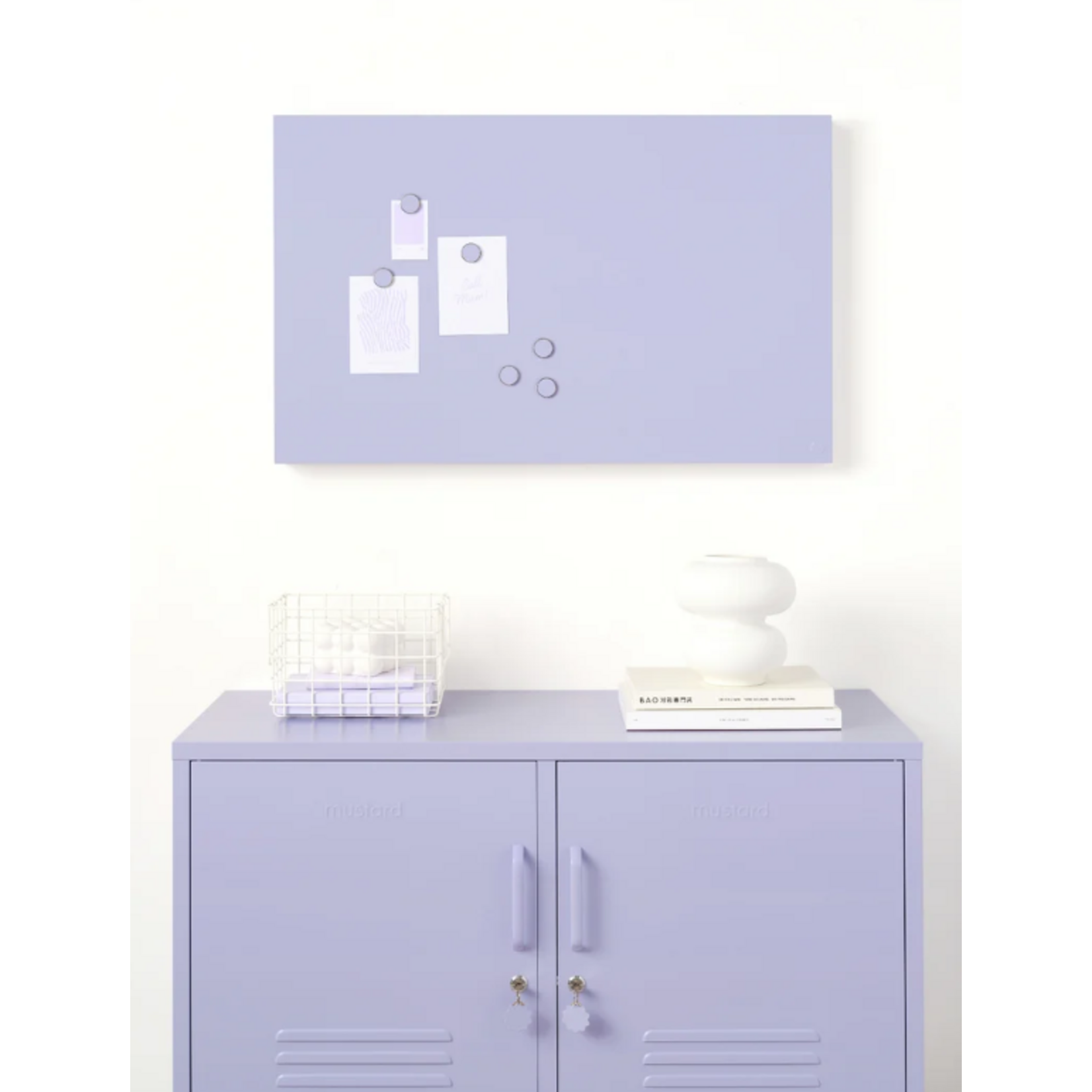 Mustard Made Mustard - The buttons - Magneten - Set van 6 - Lilac