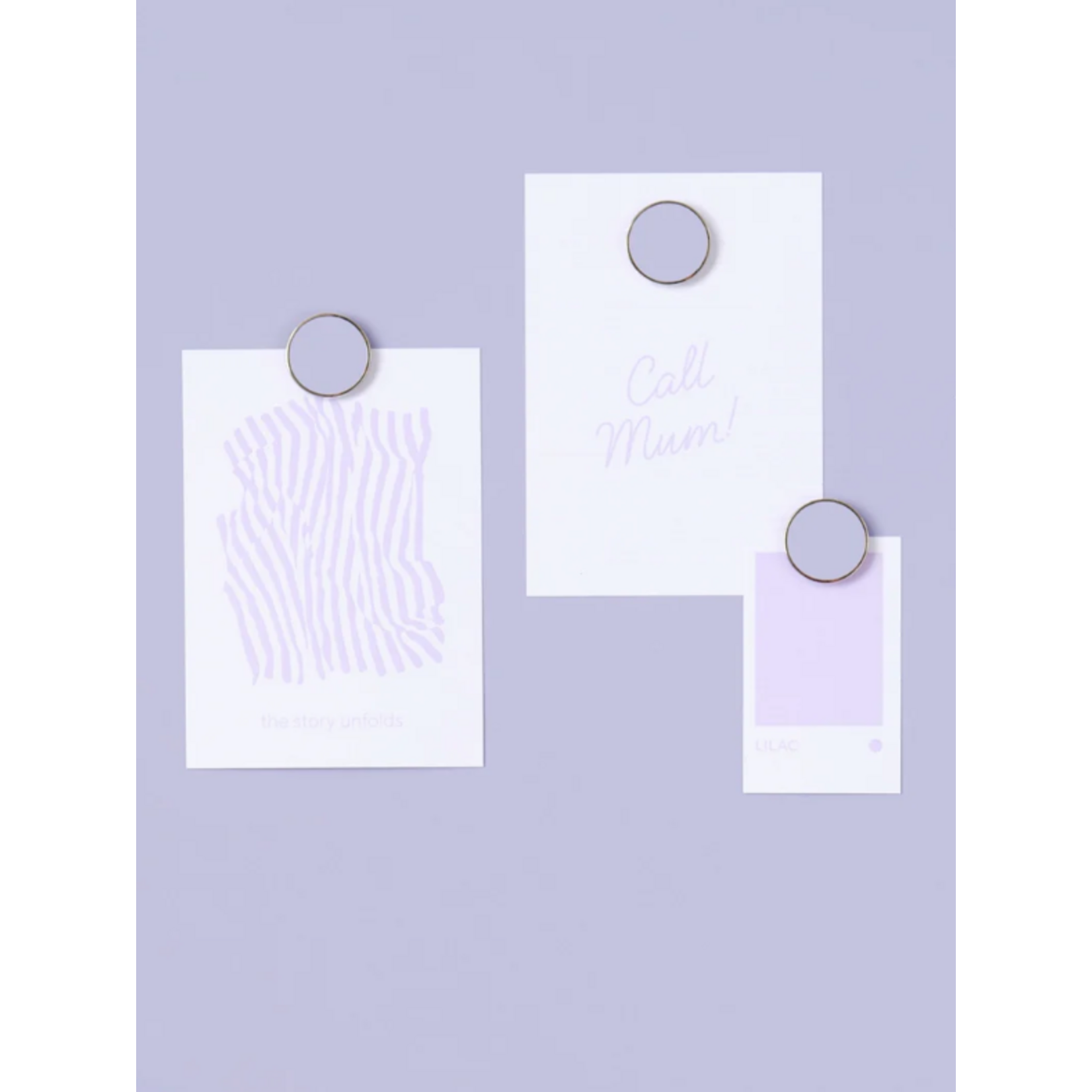 Mustard Made Mustard - The buttons - Magneten - Set van 6 - Lilac