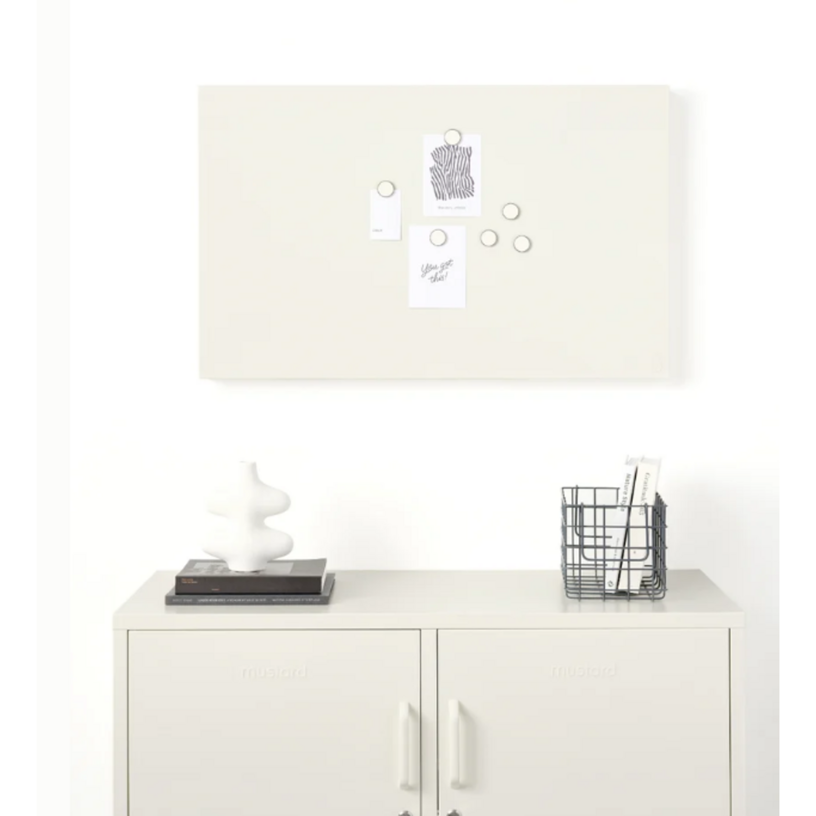 Mustard Made Mustard - Les boutons - Aimants - Lot de 6 - Chalk