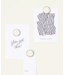 Mustard - The buttons - Magneten - Set van 6 - Chalk
