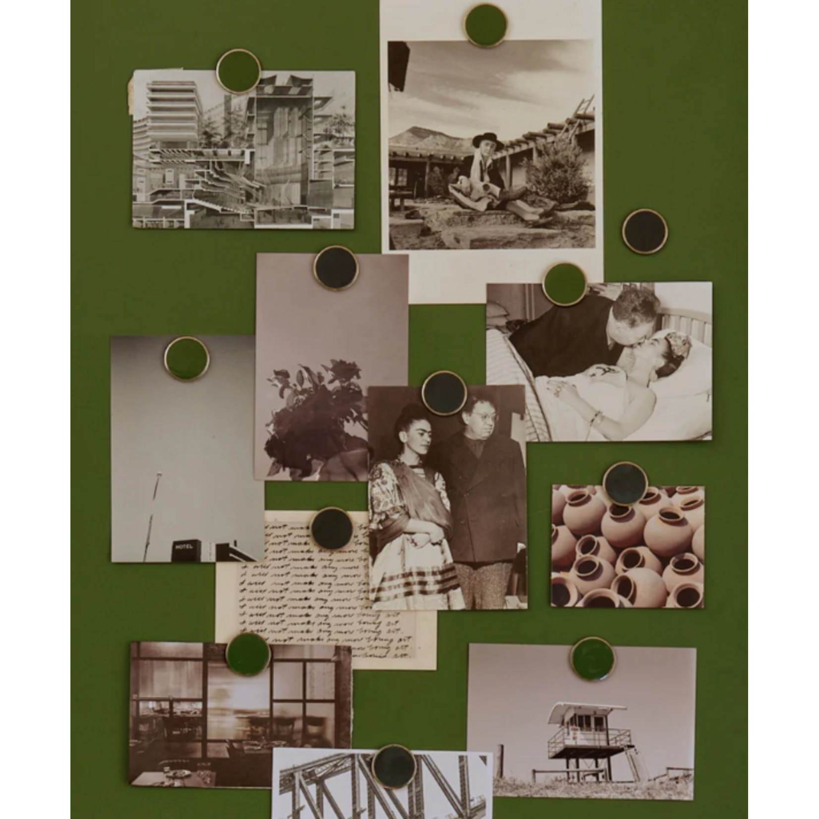 Mustard Made Mustard - The buttons - Magneten - Set van 6 - Slate