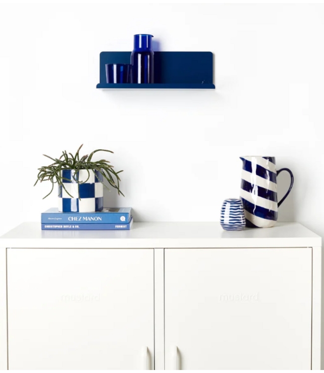 Mustard - The Ledge - Étagère murale - Petite - Bleu marine
