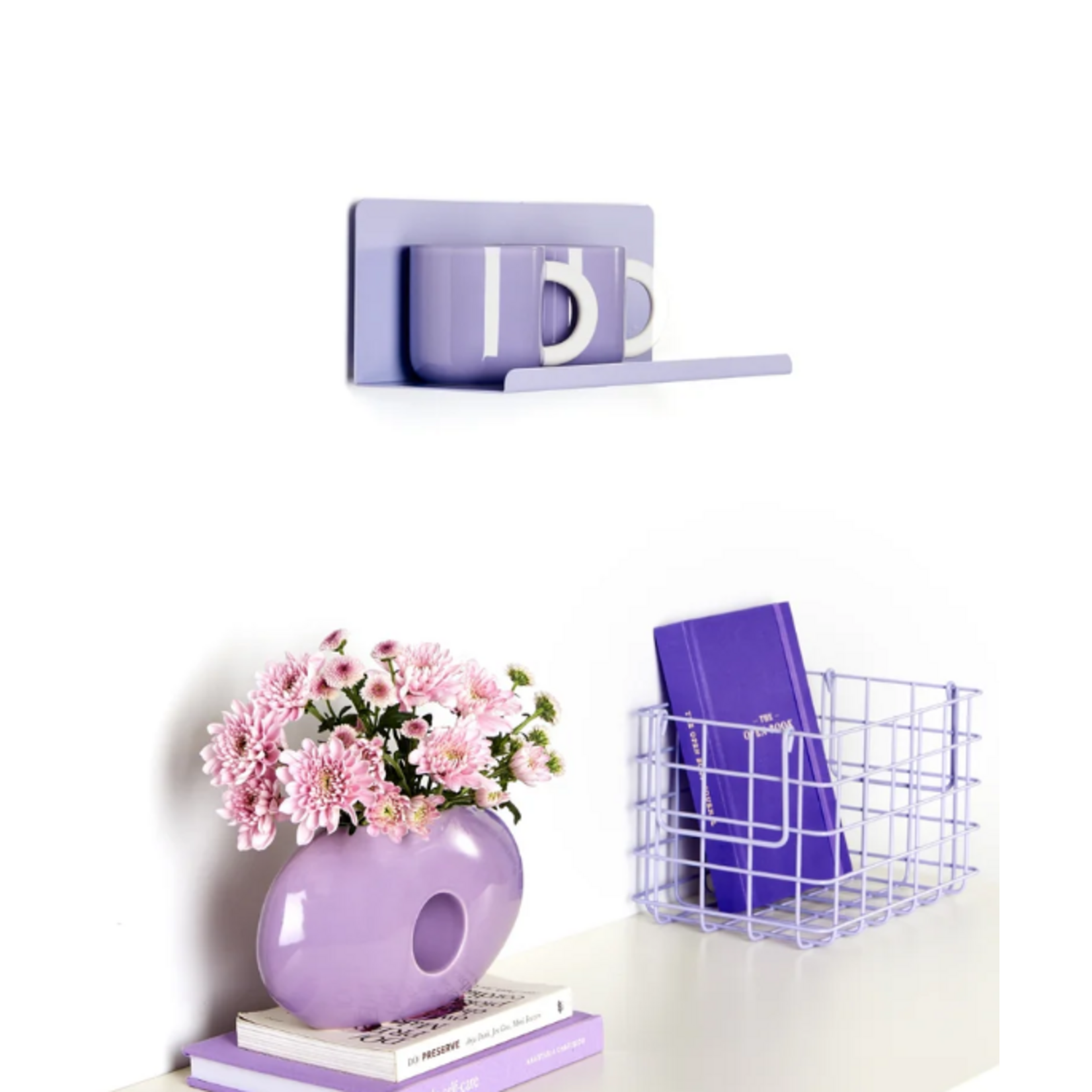 Mustard Made Mustard - The Ledge - Wandplank - Klein - Lilac