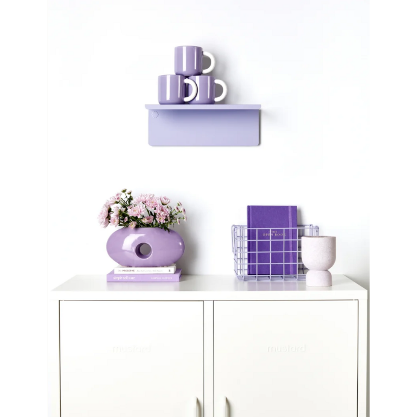 Mustard Made Mustard - The Ledge - Wandplank - Klein - Lilac