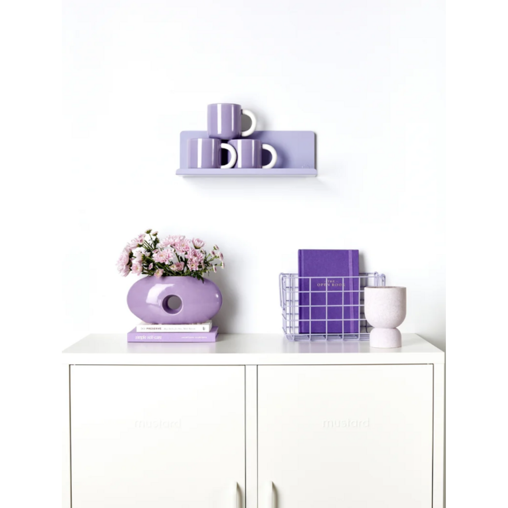 Mustard Made Mustard - The Ledge - Étagère murale - Petite - Lilas
