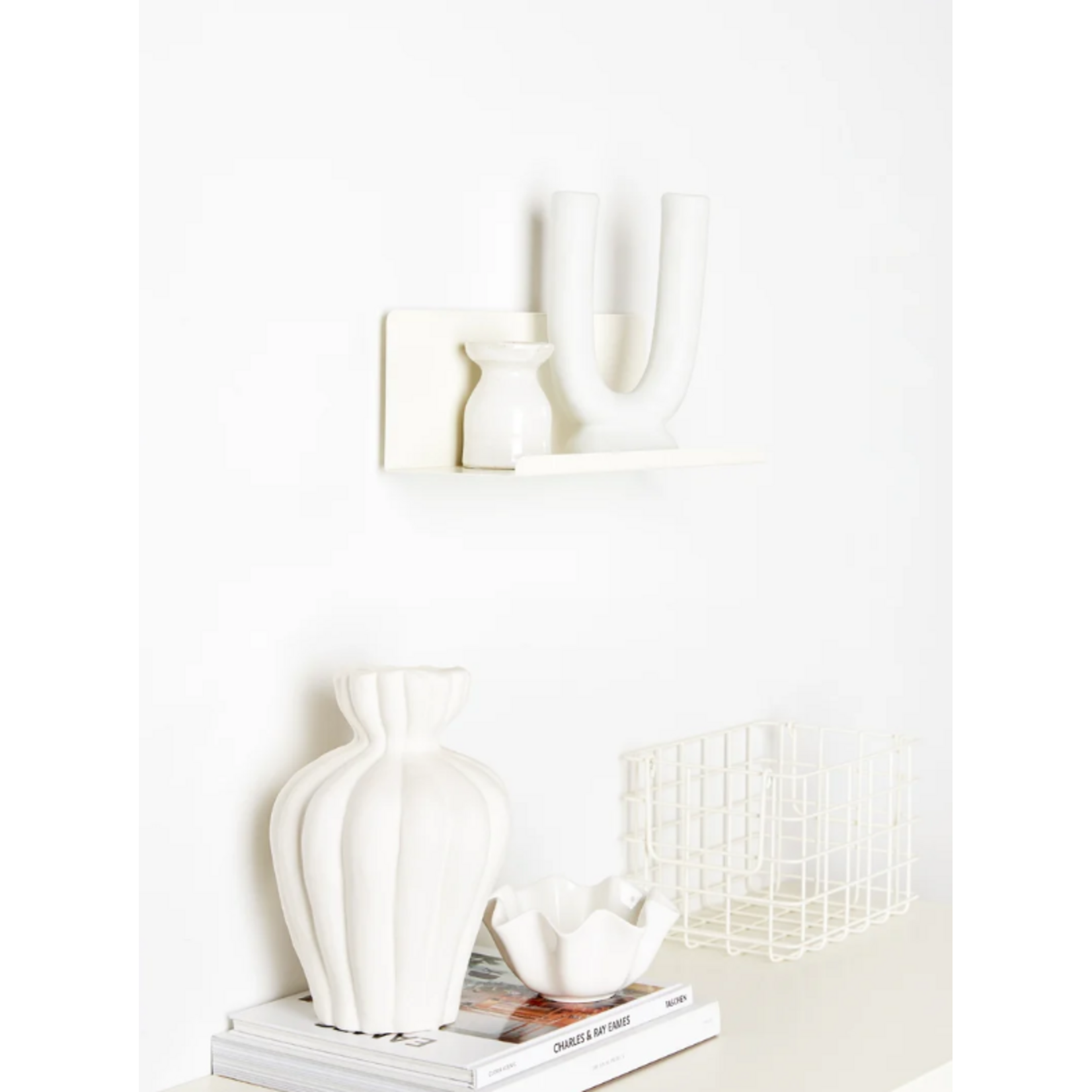 Mustard Made Mustard - The Ledge - Étagère murale - Petite - Chalk