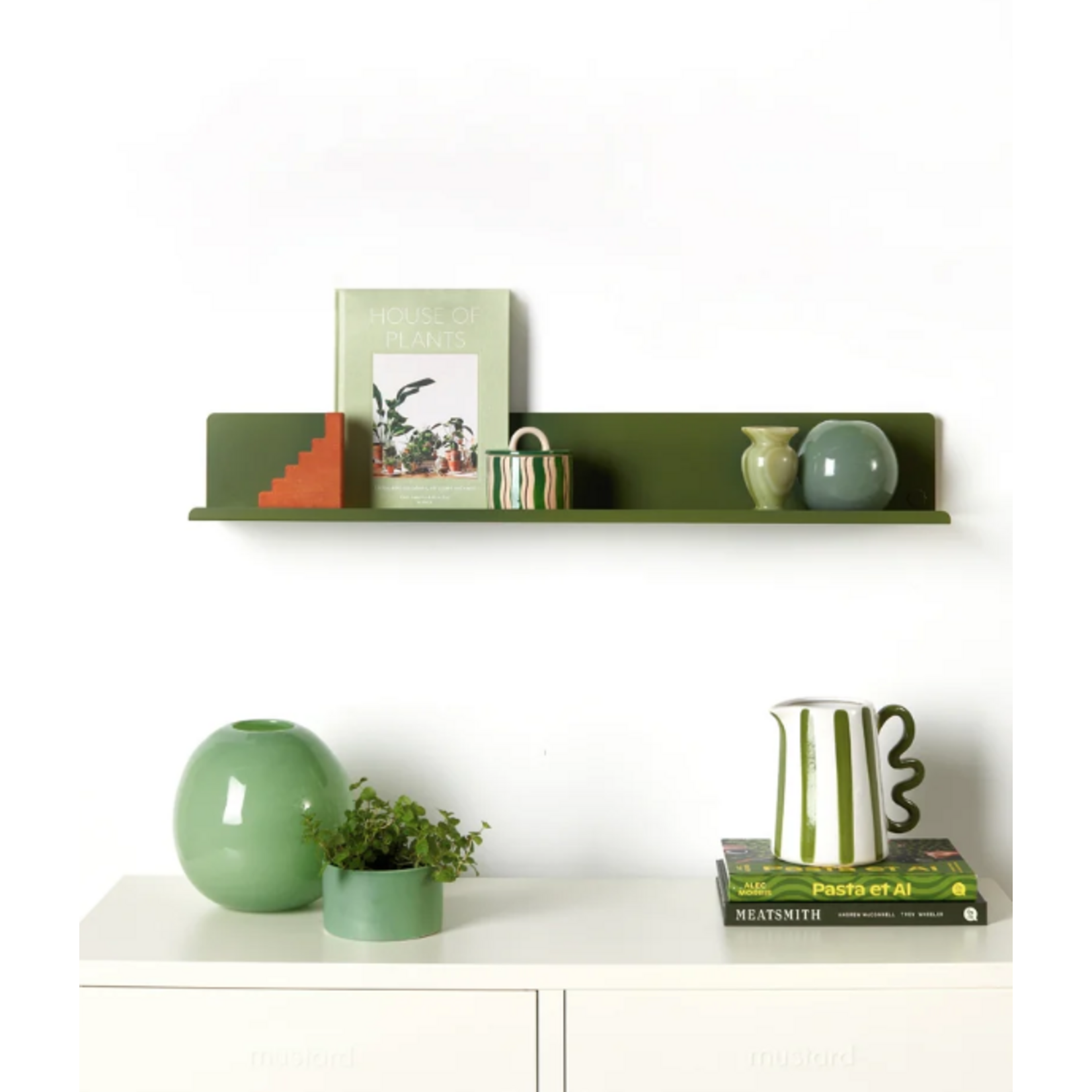 Mustard Made Mustard - The Ledge - Étagère murale - Grande - Olive