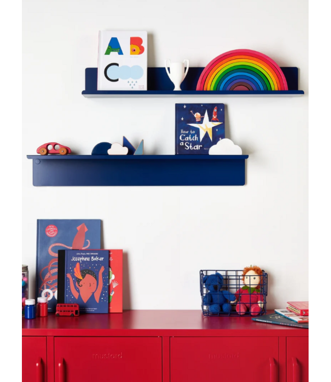 Mustard - The Ledge - Étagère murale - Grande - Navy